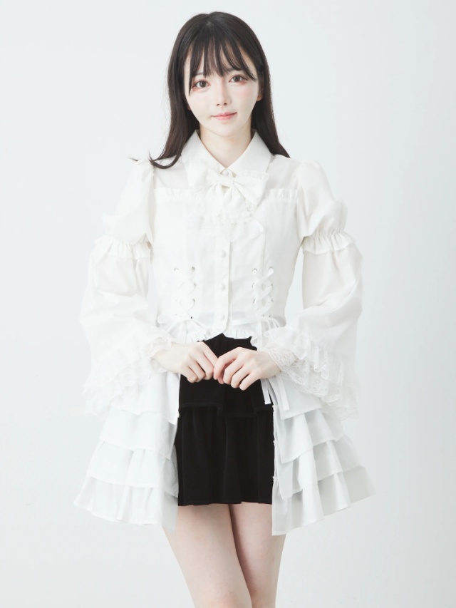 姫袖お姫さまティアードブラウス - Jamie エーエヌケー(ジェイミーエー  