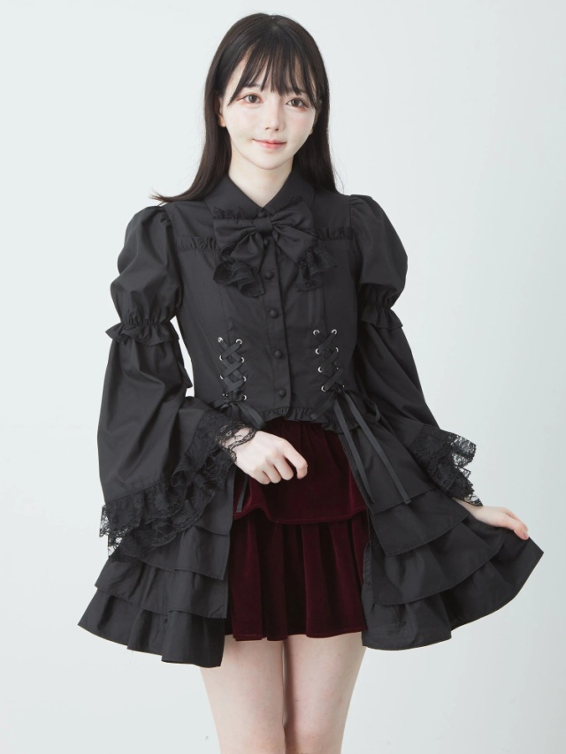 姫袖お姫さまティアードブラウス - Jamie エーエヌケー(ジェイミーエー 