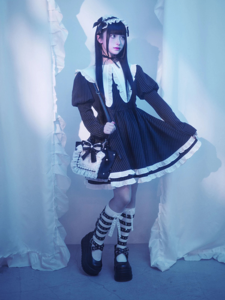 【早い者勝ち】 aimeine バックデザインカップ付きキャミ オフ ブラック ゴシック痛バ小 - Jamie エーエヌケー(ジェイミーエーエヌケー)の