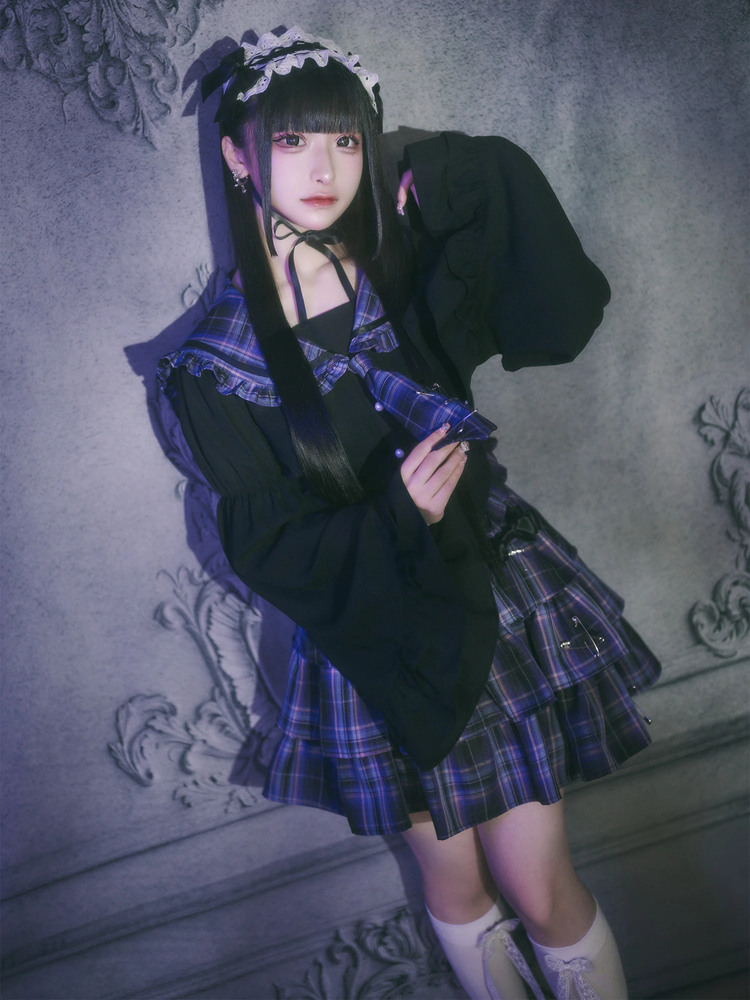 Jamie エーエヌケー ゴシッククロスティアードJSK ゴシッククロスティアードJSK - Jamie エーエヌケー(ジェイミー