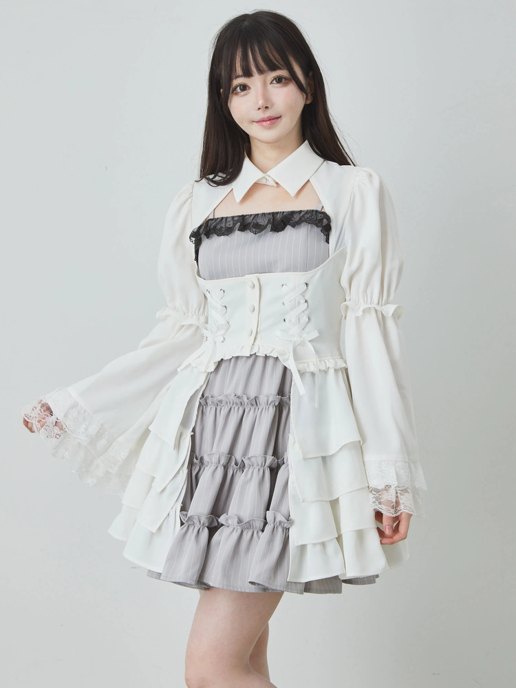 デコルテあきお姫様ブラウス - Jamie エーエヌケー(ジェイミーエー