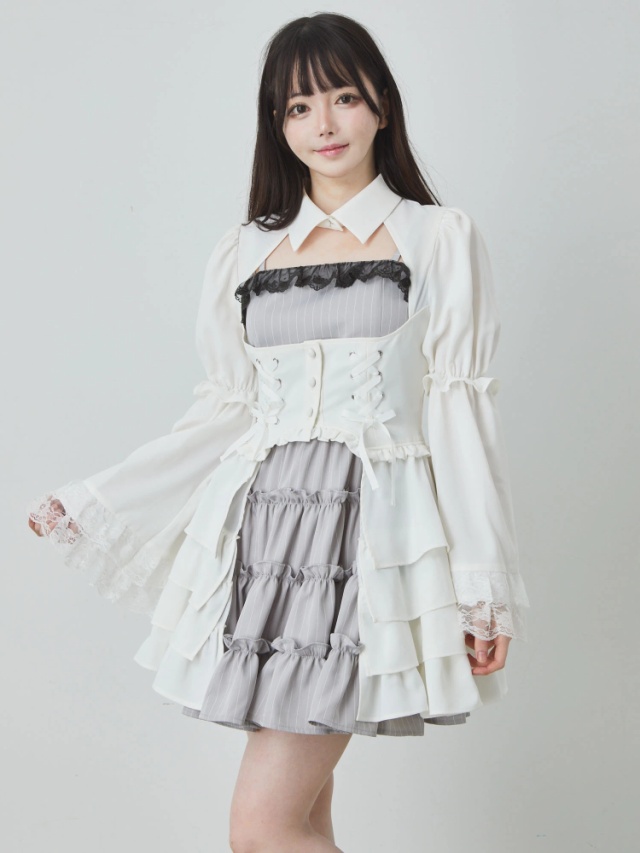 デコルテあきお姫様ブラウス - Jamie エーエヌケー(ジェイミーエー  