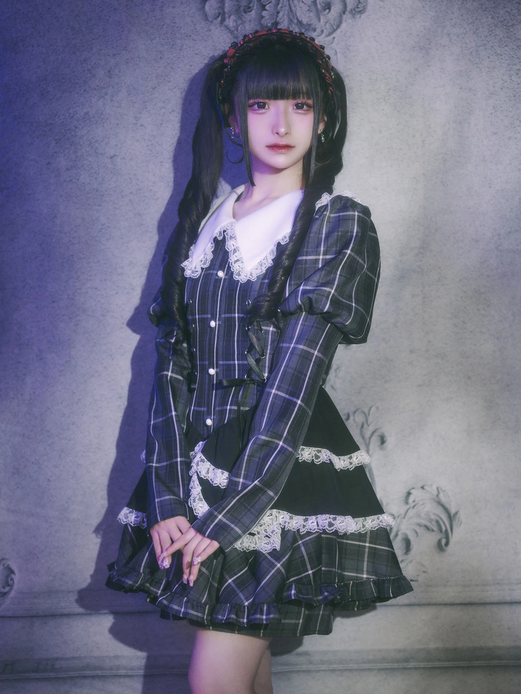 チェックコルセットコンビネゾン - Jamie エーエヌケー(ジェイミーエー