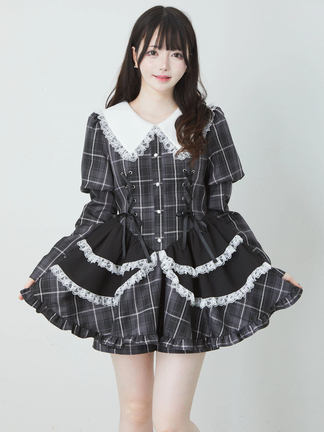 チェックコルセットコンビネゾン - Jamie エーエヌケー(ジェイミーエー