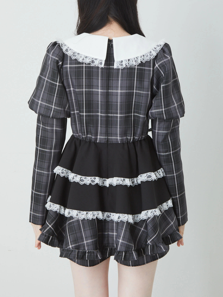 チェックコルセットコンビネゾン - Jamie エーエヌケー(ジェイミーエー