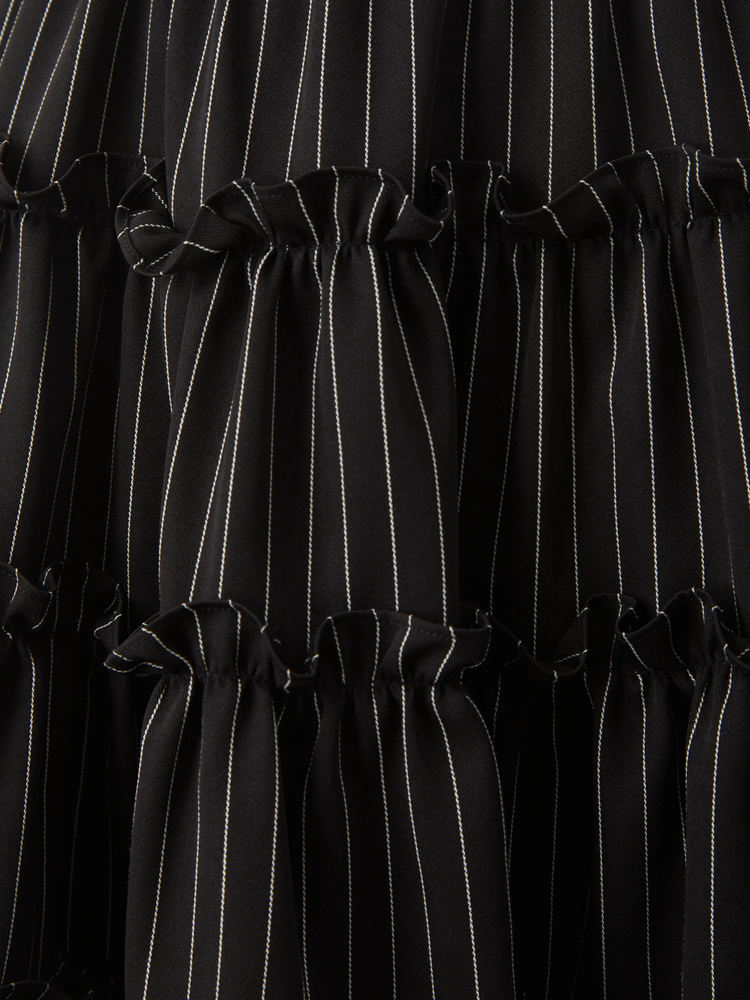 猫ちゃんレースストライプOP - Jamie エーエヌケー(ジェイミーエー