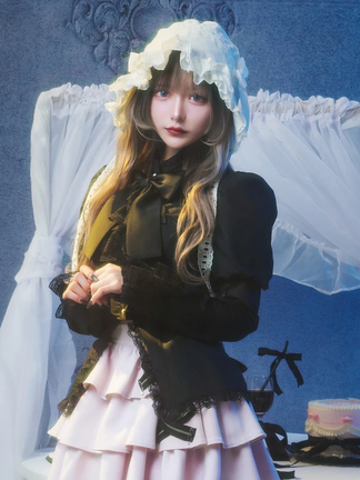 【美品 フラメンコ衣装】ブラック BABY TEARS 上下セット 黒 白 長袖 美品 フラメンコ衣装】ブラック BABY TEARS 上下セット 黒 白 長袖 美