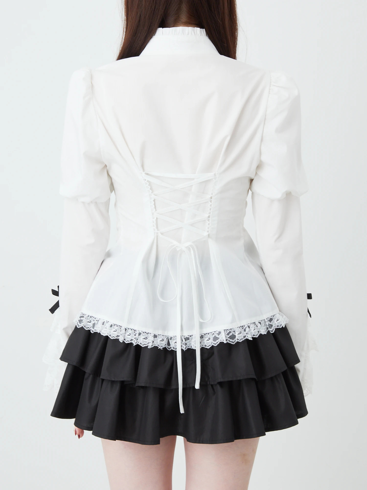 コルセットゴシックブラウス - Jamie エーエヌケー(ジェイミーエー