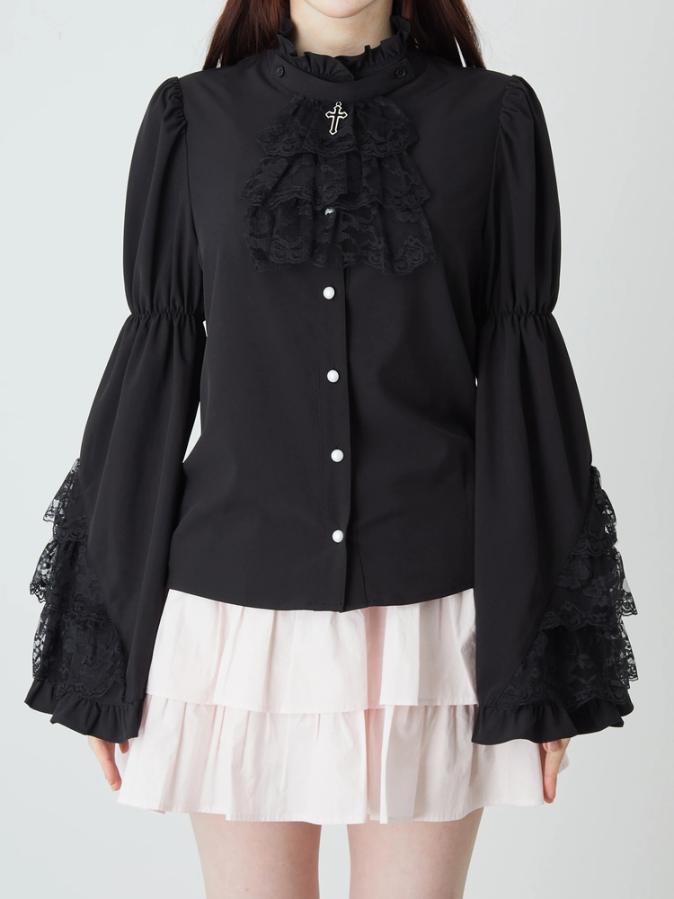 アトリエボズ【ジャボ付き姫袖ブラウス】メンズサイズ アトリエボズ【ジャボ付き姫袖ブラウス】メンズサイズ - メルカリ