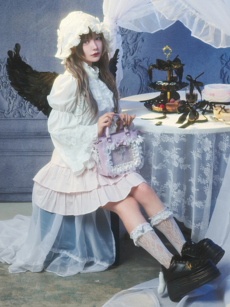 ジャボ付き姫袖ブラウス - Jamie エーエヌケー(ジェイミーエー