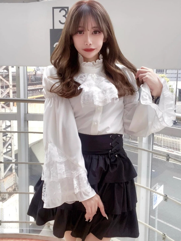 アトリエボズ【ジャボ付き姫袖ブラウス】メンズサイズ ジャボ付き姫袖ブラウス - Jamie エーエヌケー(ジェイミーエー