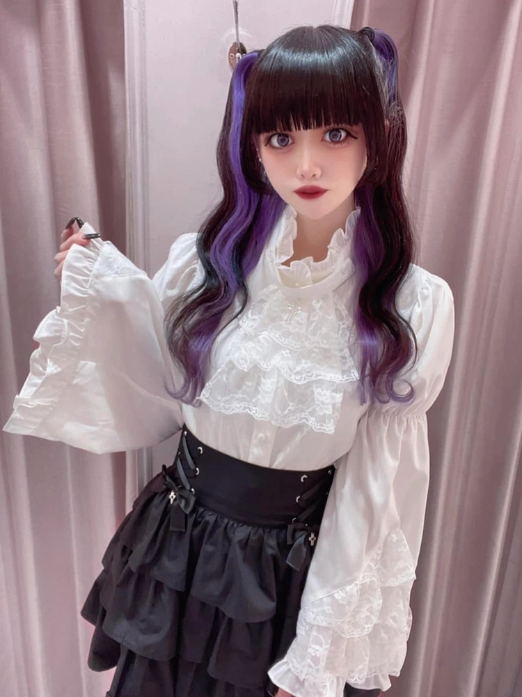 アトリエボズ【ジャボ付き姫袖ブラウス】メンズサイズ ジャボ付き姫袖ブラウス - Jamie エーエヌケー(ジェイミーエー