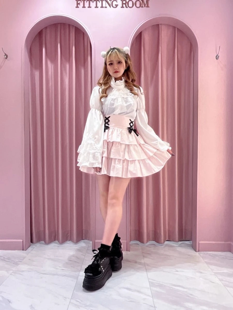 ジャボ付き姫袖ブラウス - Jamie エーエヌケー(ジェイミーエー