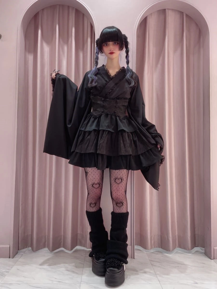 着物スリーブコルセットワンピース - Jamie エーエヌケー