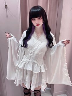 着物スリーブコルセットワンピース