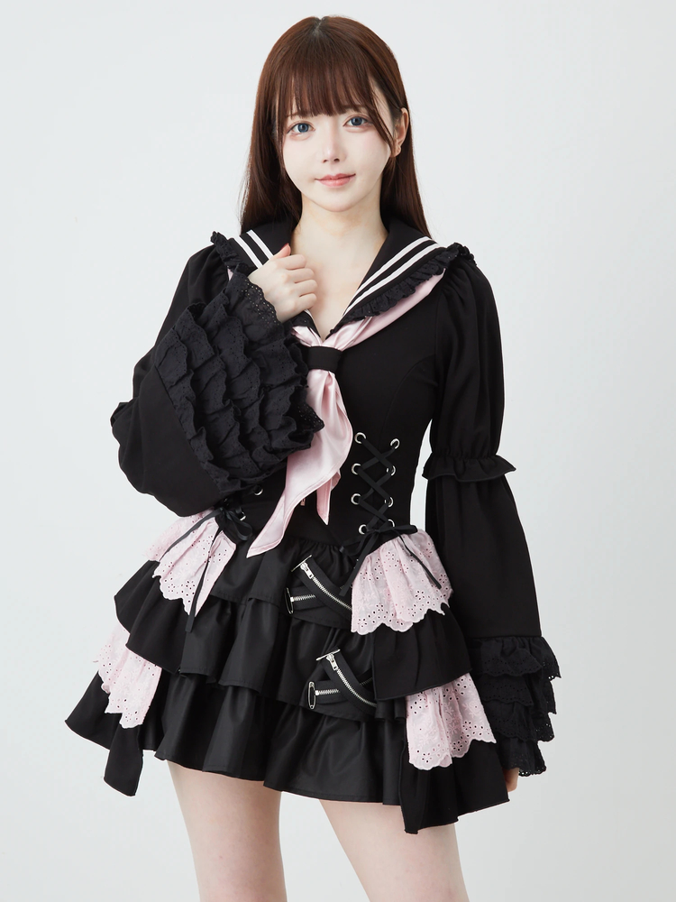 セーラーカラープリーツOP - Jamie エーエヌケー(ジェイミーエー