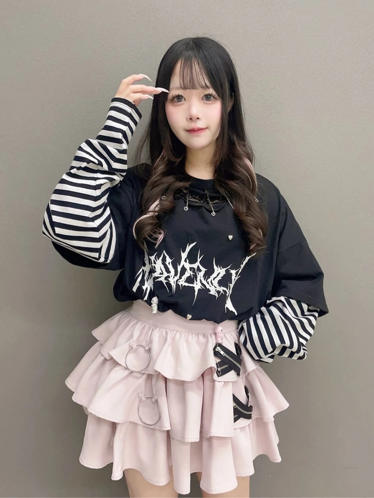 【新品・訳あり】 LEONARD レオナール 長袖 シャツ 黒 総柄 アニマル LEONARD レオナール 長袖カットソー Tシャツ アニマルプリント ロゴ