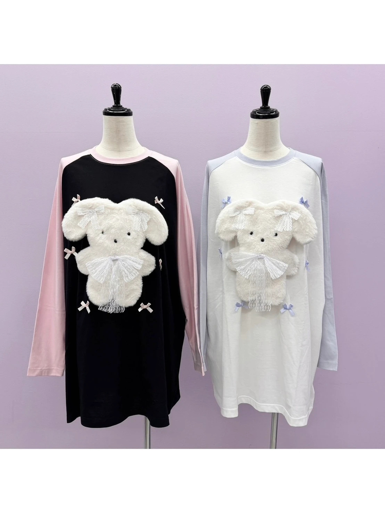 ぬいぐるみうさちゃんロンTE - Jamie エーエヌケー(ジェイミーエー ぬいぐるみうさちゃんロンTE - Jamie エーエヌケー(ジェイミーエー