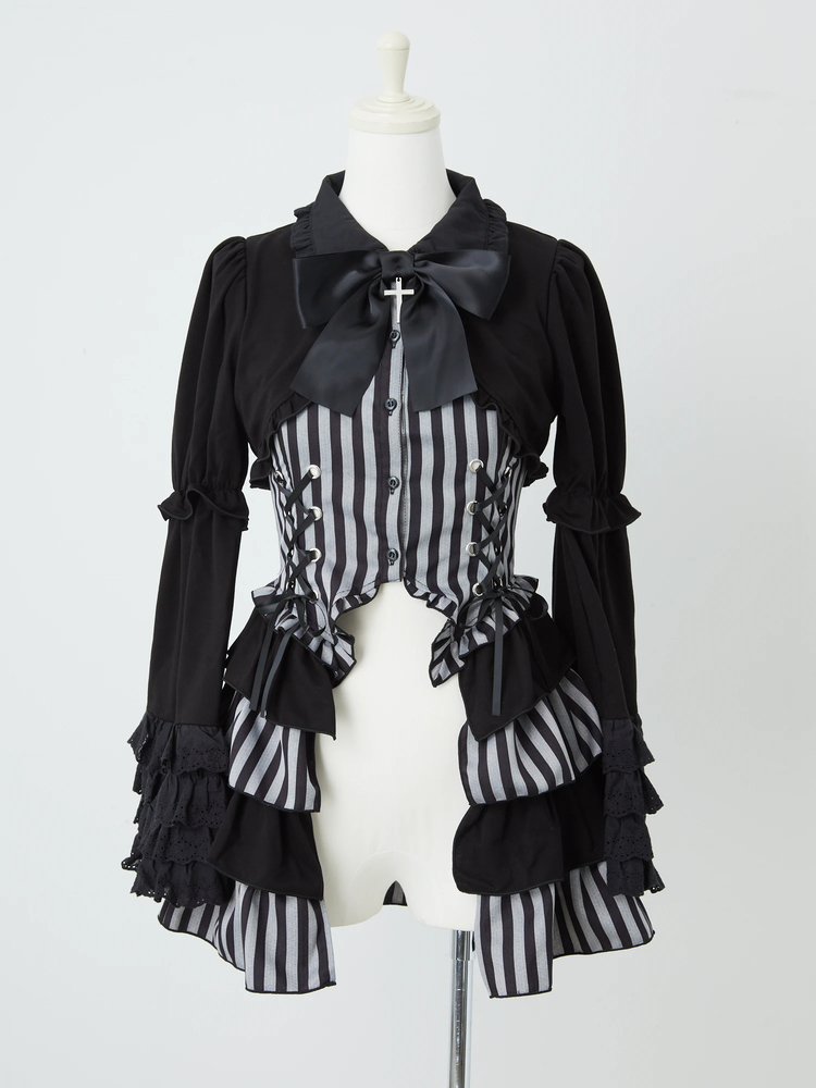 ストライプお姫様TOPS - Jamie エーエヌケー(ジェイミーエーエヌケー