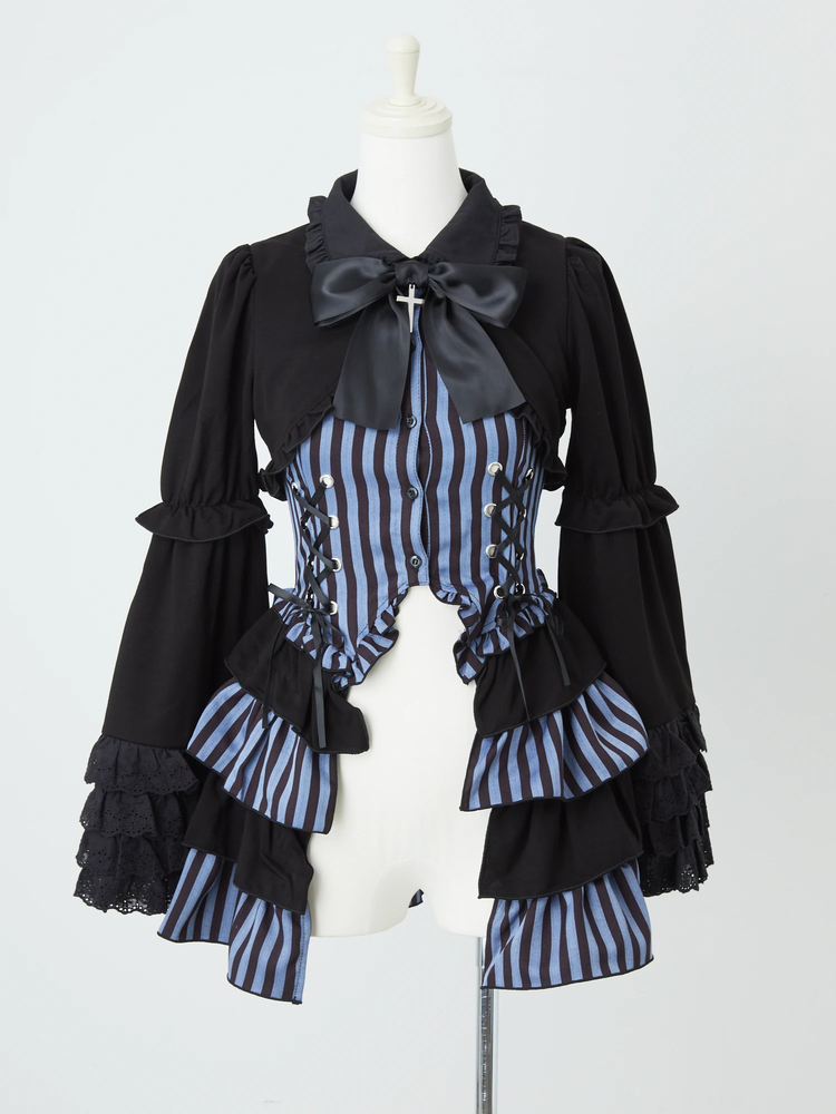 ストライプお姫様TOPS - Jamie エーエヌケー(ジェイミーエーエヌケー