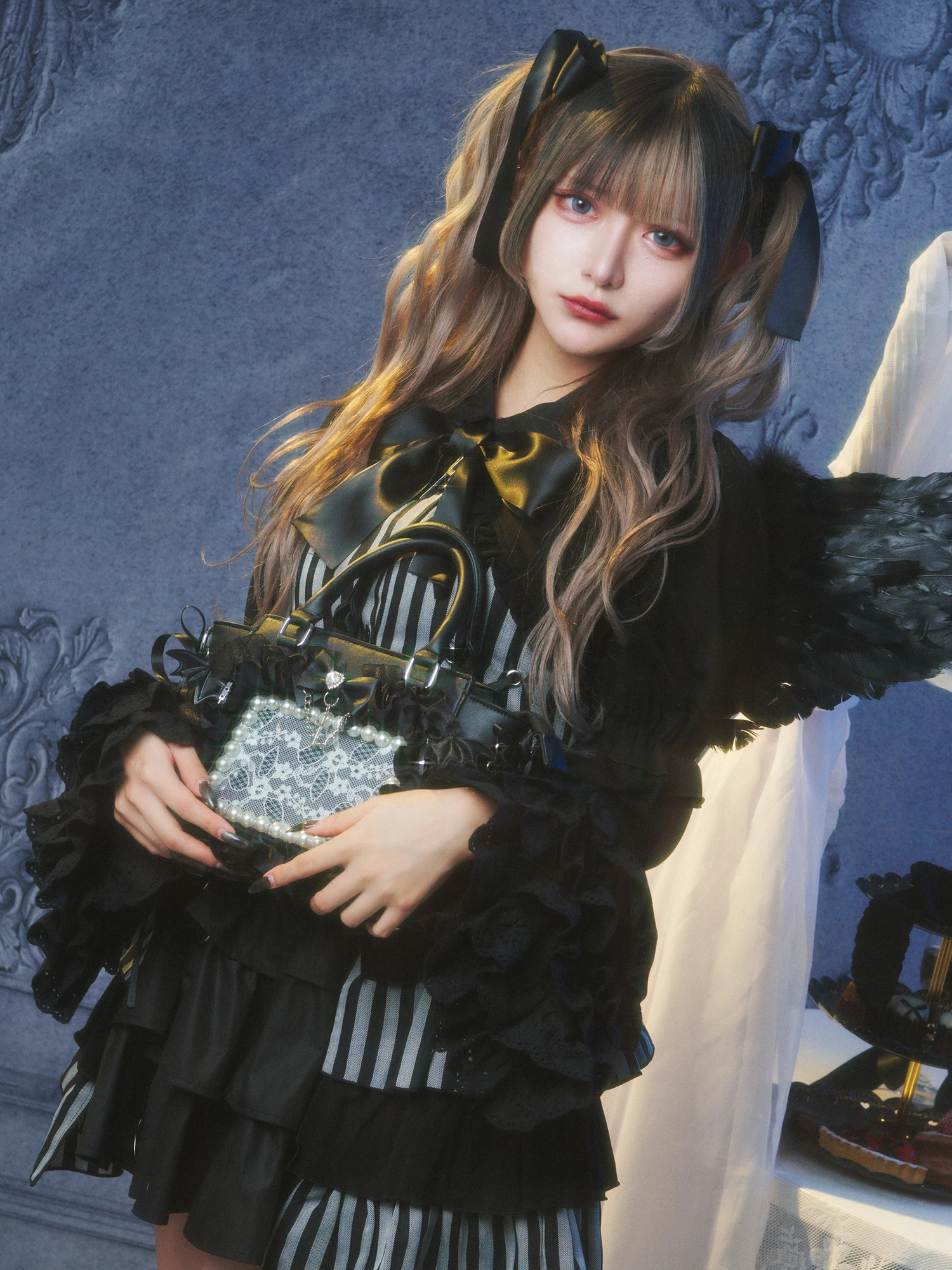 ストライプお姫様TOPS - Jamie エーエヌケー(ジェイミーエー ストライプお姫様TOPS - Jamie エーエヌケー(ジェイミーエー