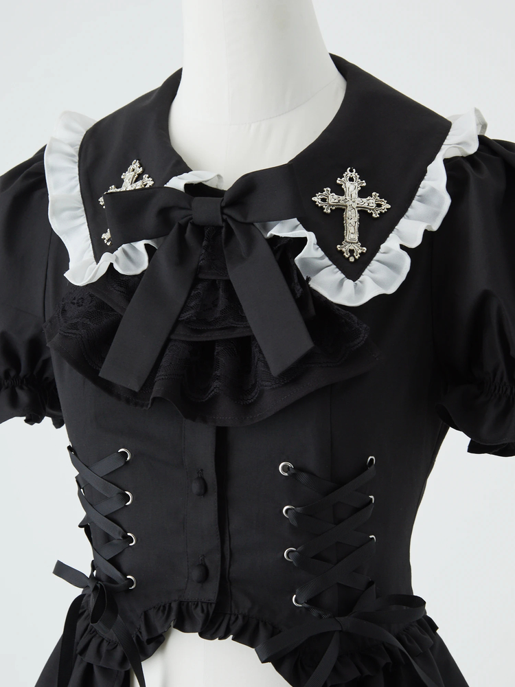 ゴシッククロスお姫様ブラウス - Jamie エーエヌケー(ジェイミーエー