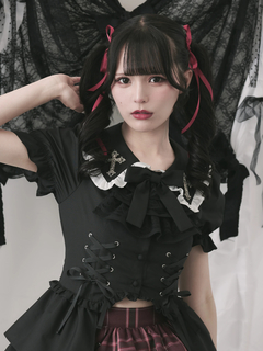 ゴシッククロスお姫様ブラウス