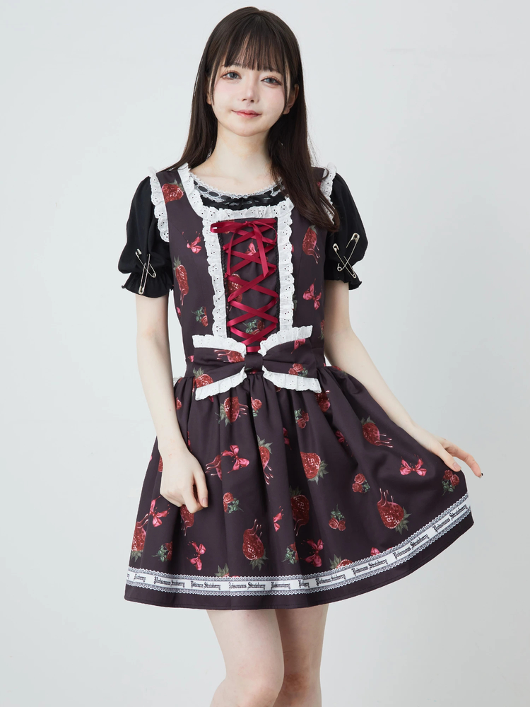 Jamie エーエヌケー ゴシックメルトストロベリーJSK ゴシックメルトストロベリーJSK - Jamie エーエヌケー
