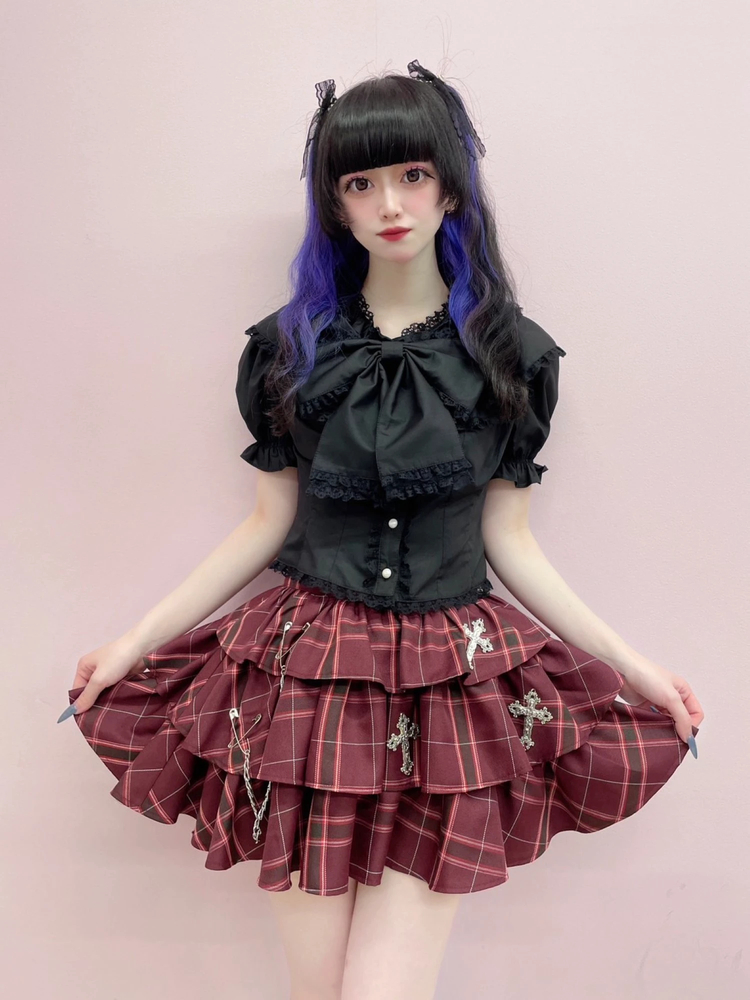 Jamie エーエヌケーのアウター & プリーツスカパン ハートバックルプリーツスカート - Jamie エーエヌケー