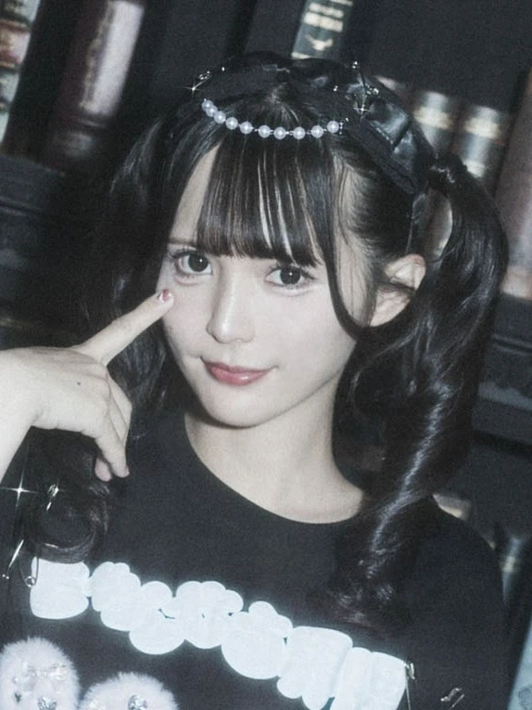 安全ピンおリボンパールカチューシャ - Jamie エーエヌケー(ジェイミー