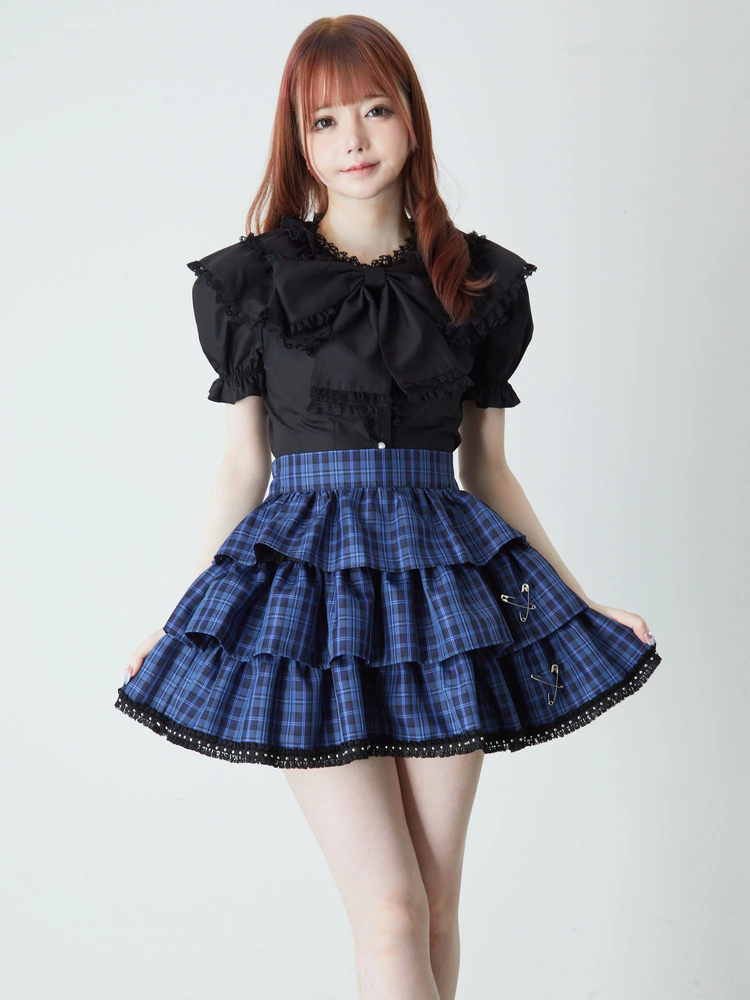 ティアードチェックスカパン - Jamie エーエヌケー(ジェイミーエー