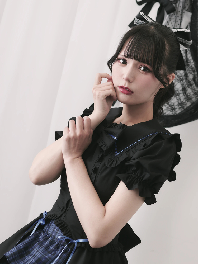 あみ【自宅試着のみ】Carette Belted Twill Short ティアードチェックスカパン - Jamie エーエヌケー(ジェイミーエー