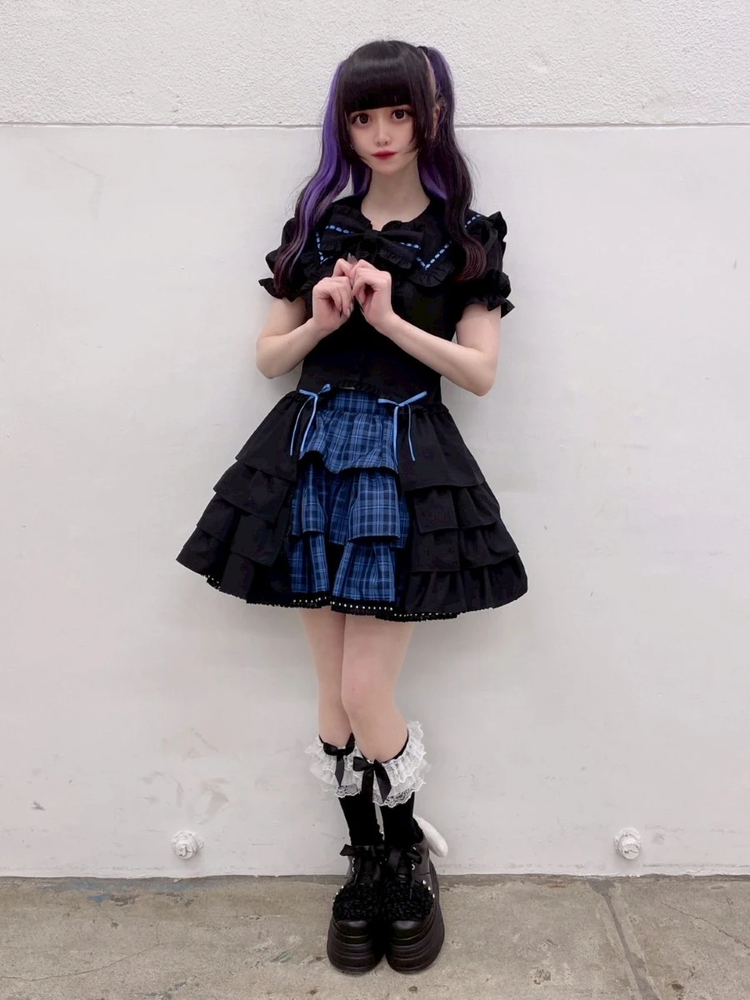 ティアードチェックスカパン - Jamie エーエヌケー(ジェイミーエー