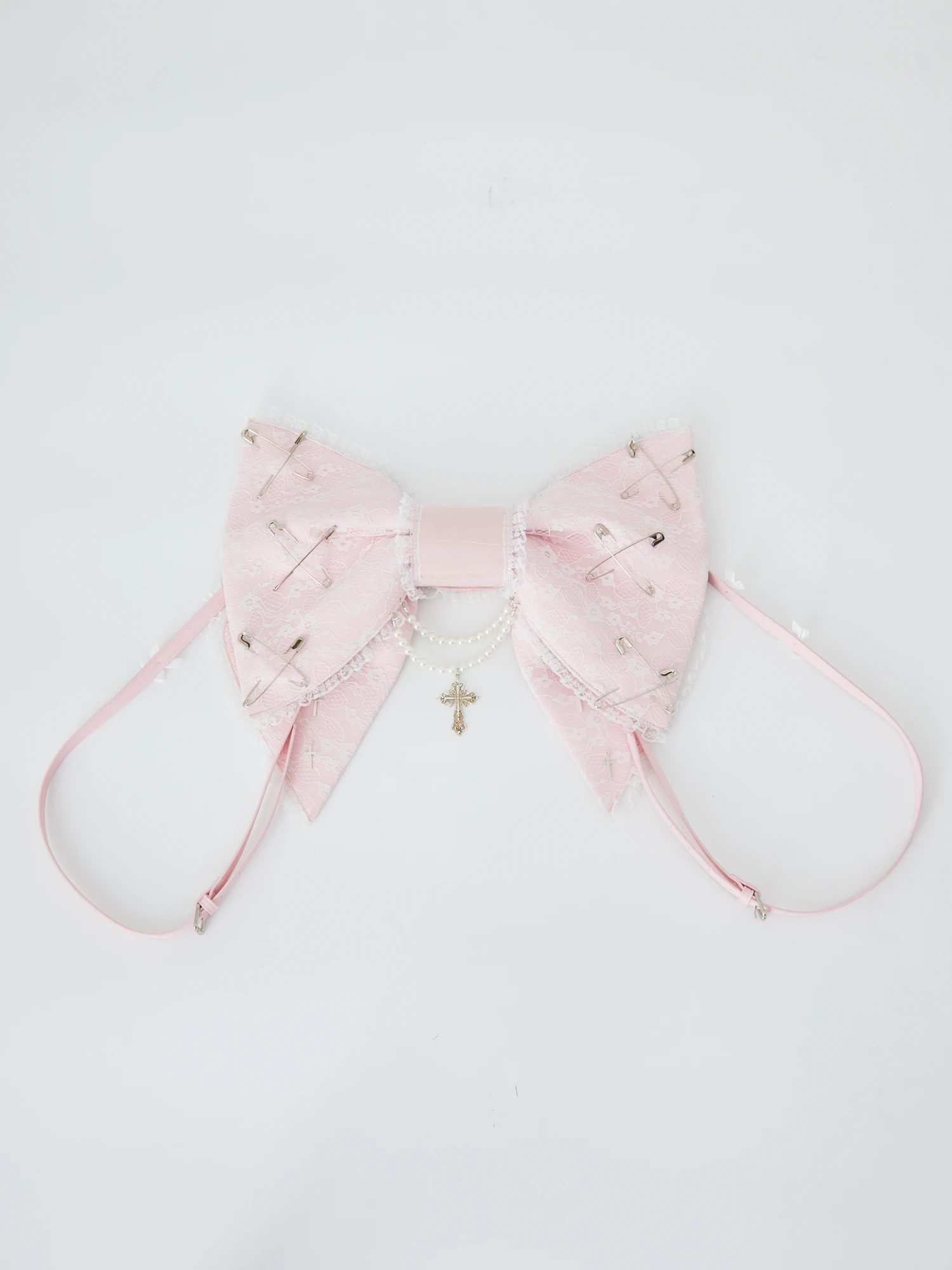 angelic pretty パールベロアリボンファーケープ　ピンク angelic pretty パールベロアリボンファーケープ ピンク（Ank