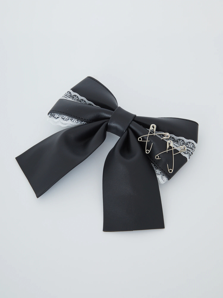 合皮BIGリボンバレッタ - Jamie エーエヌケー(ジェイミーエーエヌケー