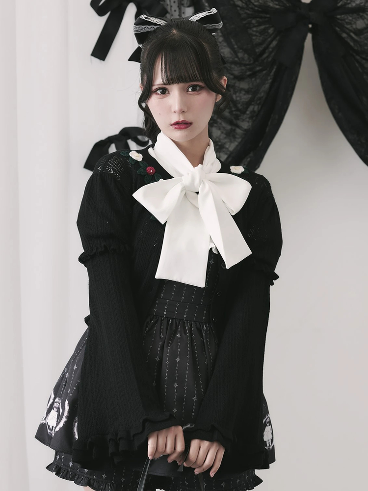 イチゴ鍵編みカーデ - Jamie エーエヌケー(ジェイミーエーエヌケー)の