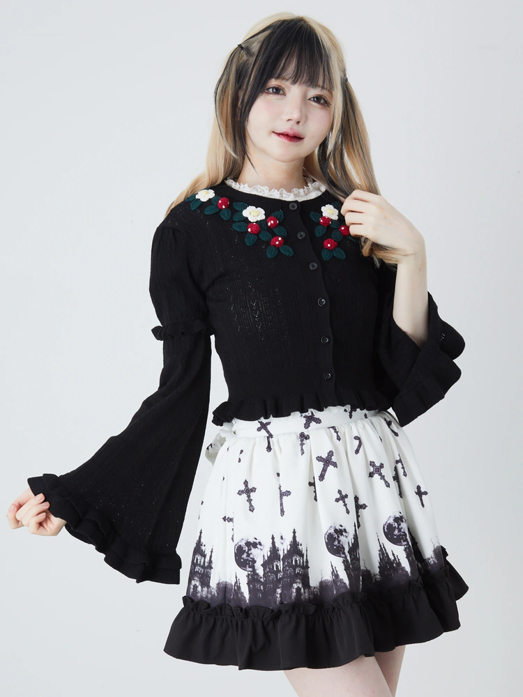 イチゴ鍵編みカーデ - Jamie エーエヌケー(ジェイミーエーエヌケー)の