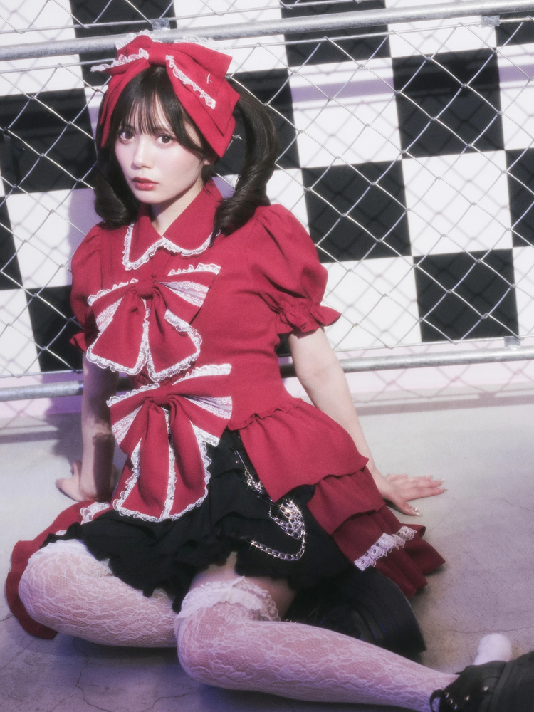 チェーンとリボンのティアードスカパン - Jamie エーエヌケー