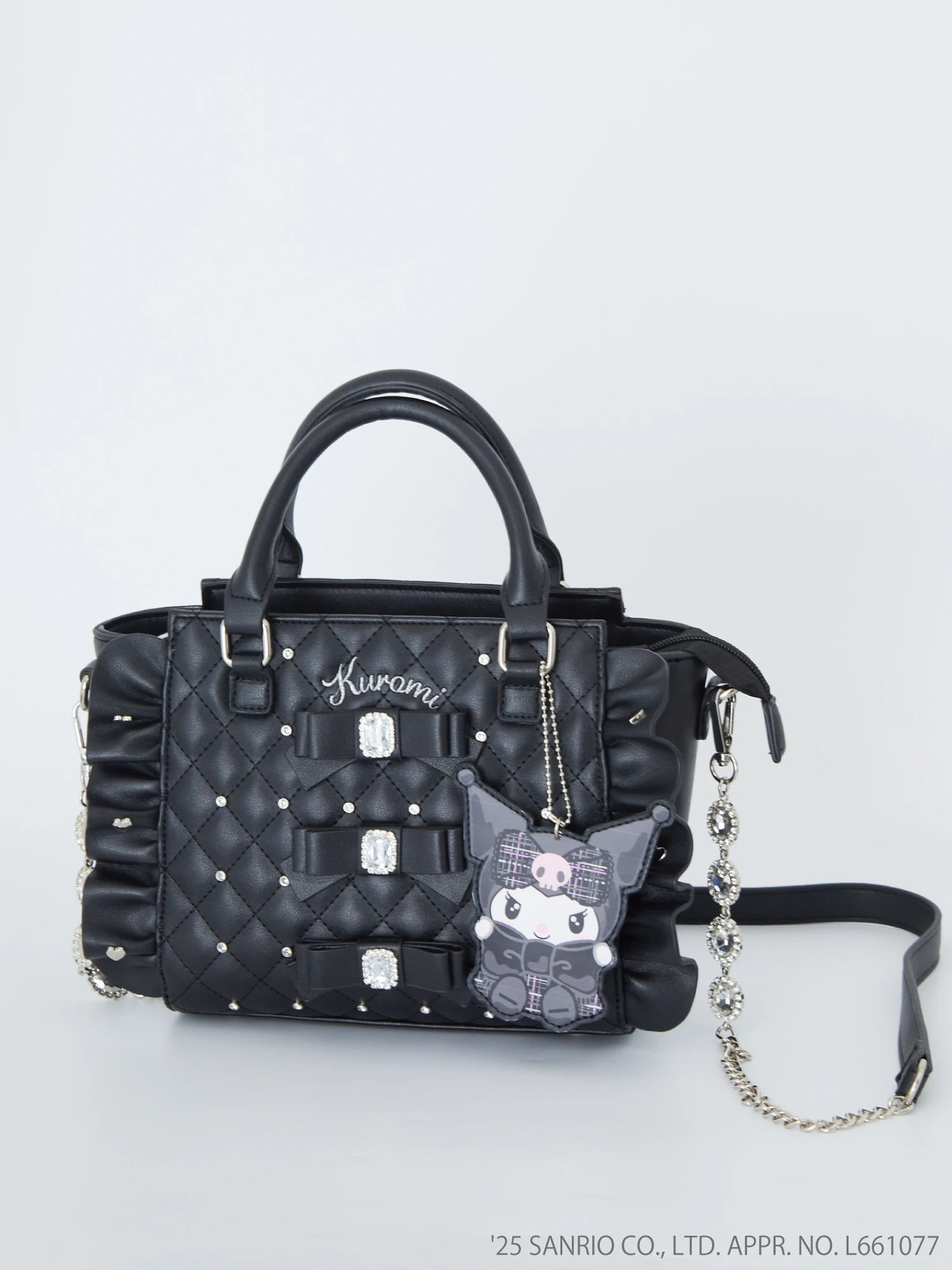 追跡有 シンプル 韓国雑貨【a.poel】Cannele(カヌレ) bag black クロミ×Jamie エーエヌケーコラボBAG - Jamie エーエヌケー