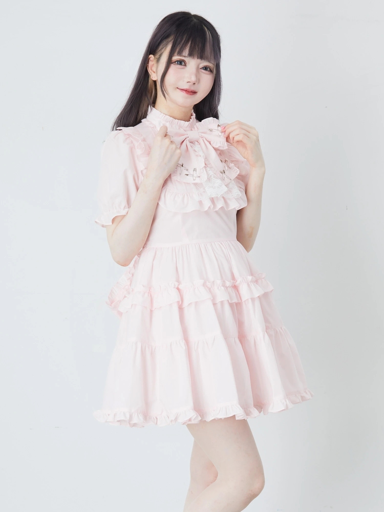 [最終値下げ]Jamieえーエヌケー　ゴスロリ　お姫様ワンピース　ピンク ゴシックお姫様ワンピース - Jamie エーエヌケー(ジェイミーエー