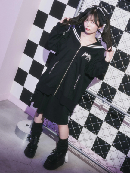 ゴシックダルハーフパンツ(グレー)