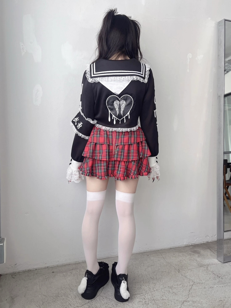 特攻刺繍ティアードスカパン - Jamie エーエヌケー(ジェイミーエー
