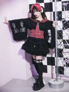 クロス刺繍リボンバレッタ
