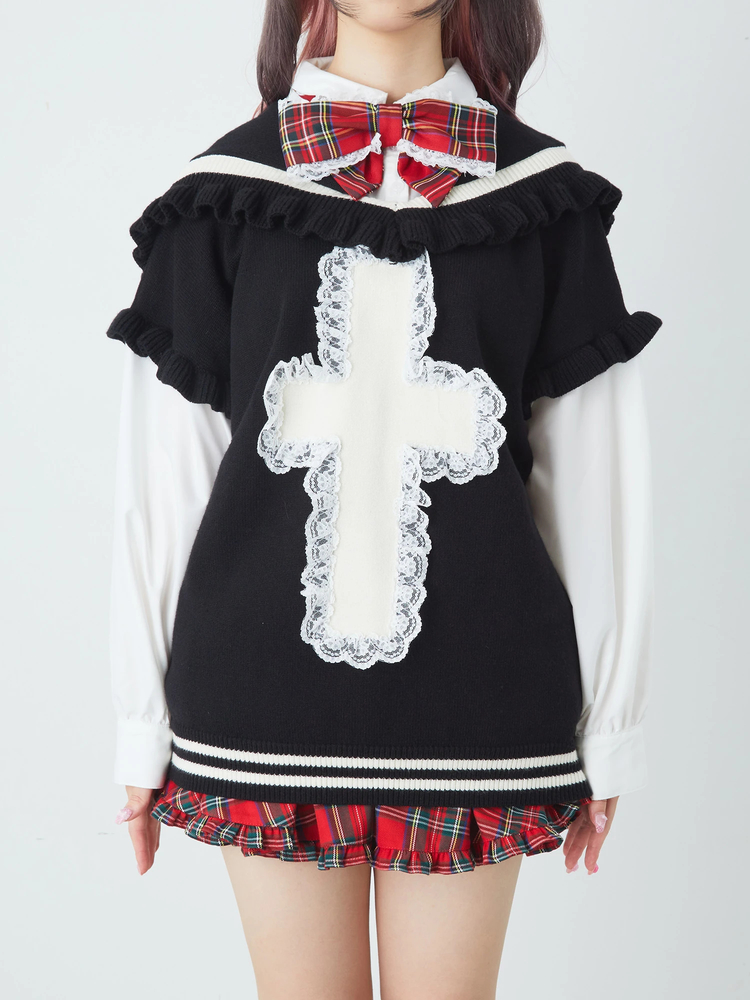 JM制服クロスのうさぎニット - Jamie エーエヌケー(ジェイミーエー