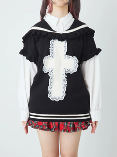 JM制服クロスのうさぎニット