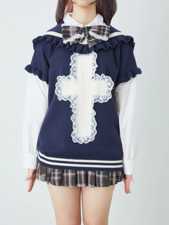 JM制服クロスのうさぎニット