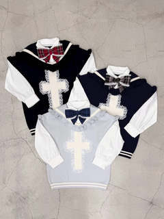 JM制服クロスのうさぎニット