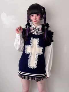 JM制服クロスのうさぎニット