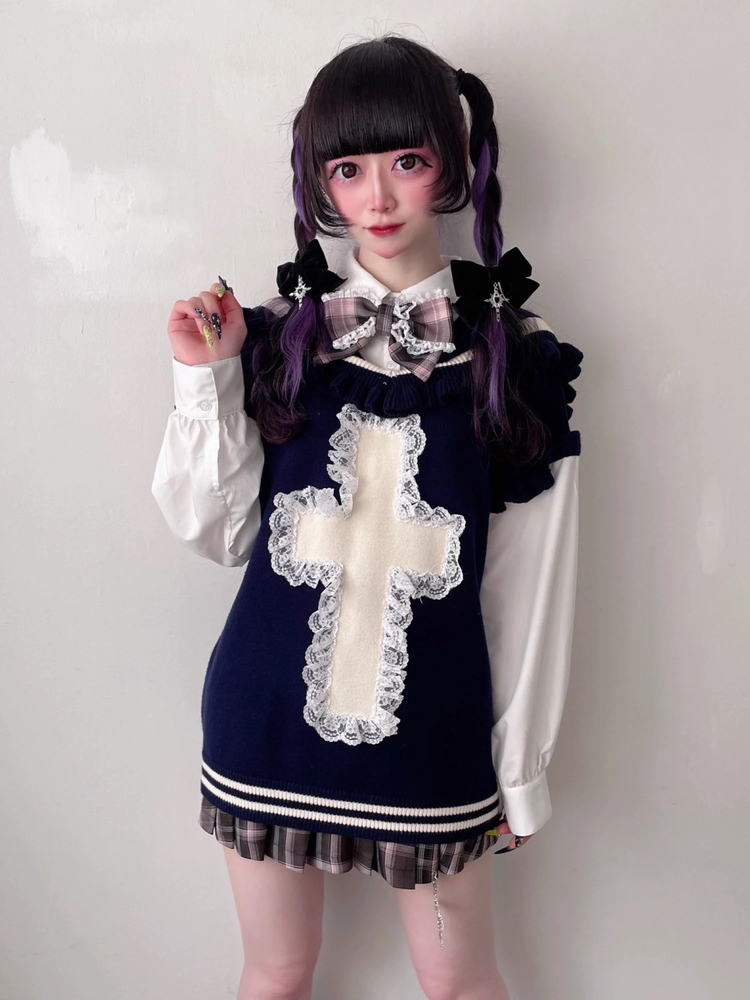 JM制服クロスのうさぎニット - Jamie エーエヌケー(ジェイミーエー