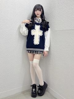 JM制服クロスのうさぎニット